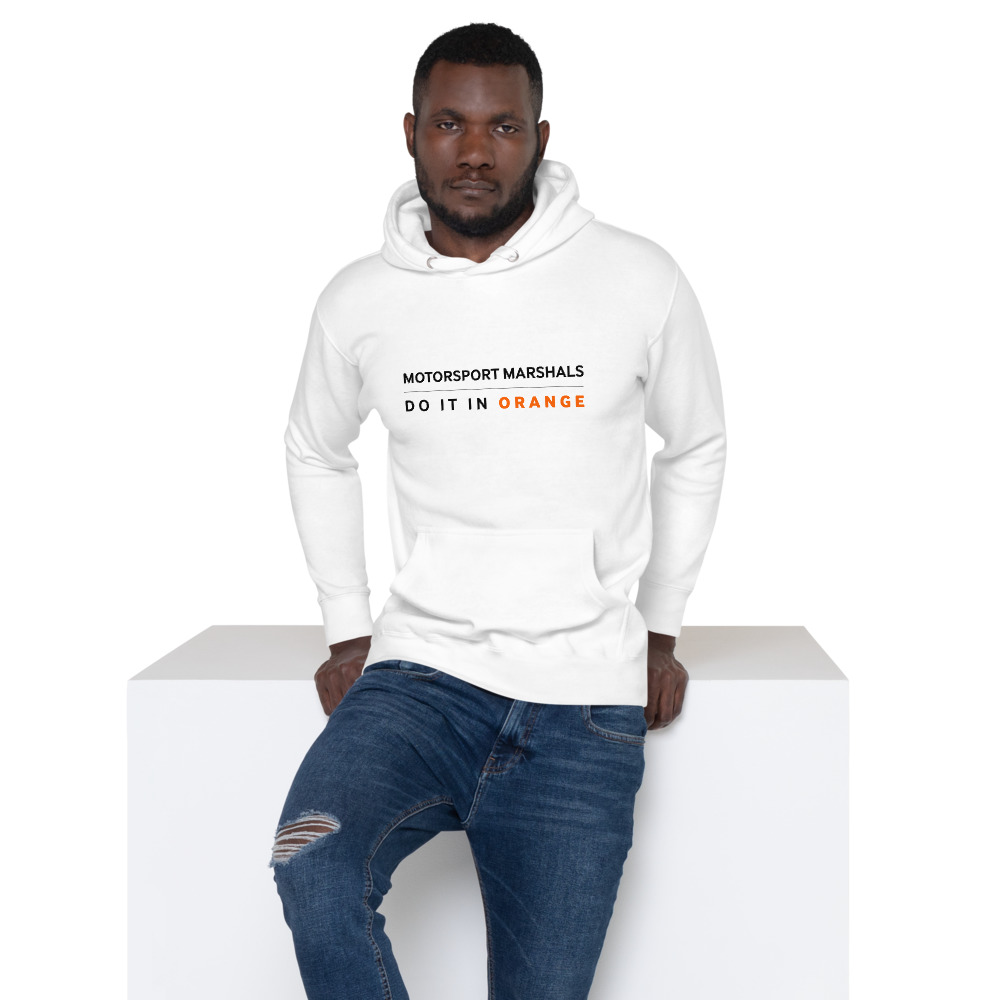 Unisex Hoodie: Do it in orange - Image 3