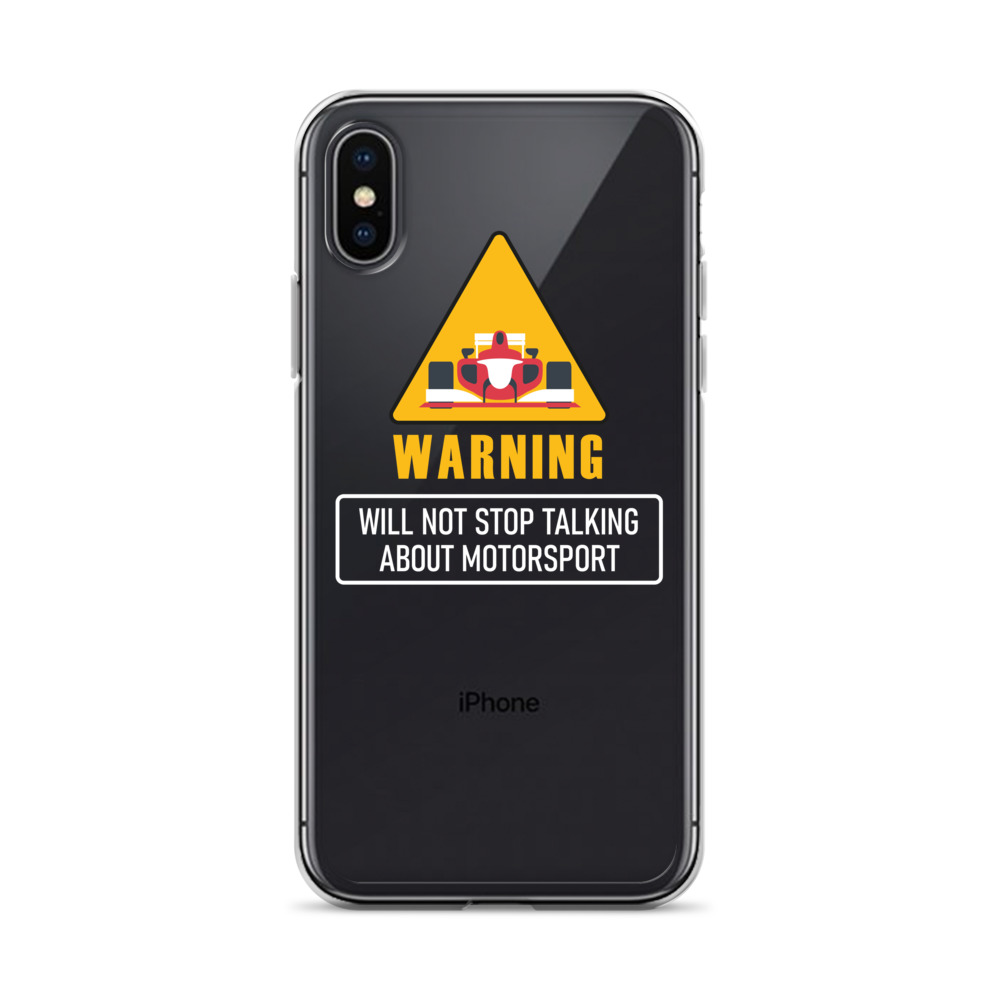 Warning! Will not stop talking about motorsport