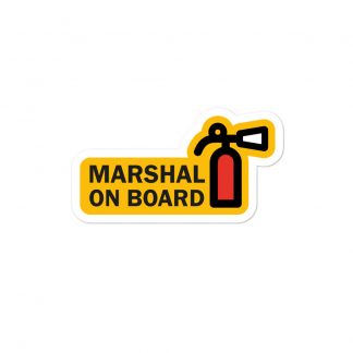 Sticker: Marshal on Board