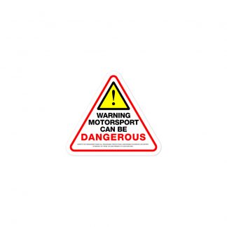 Motorsport can be dangerous