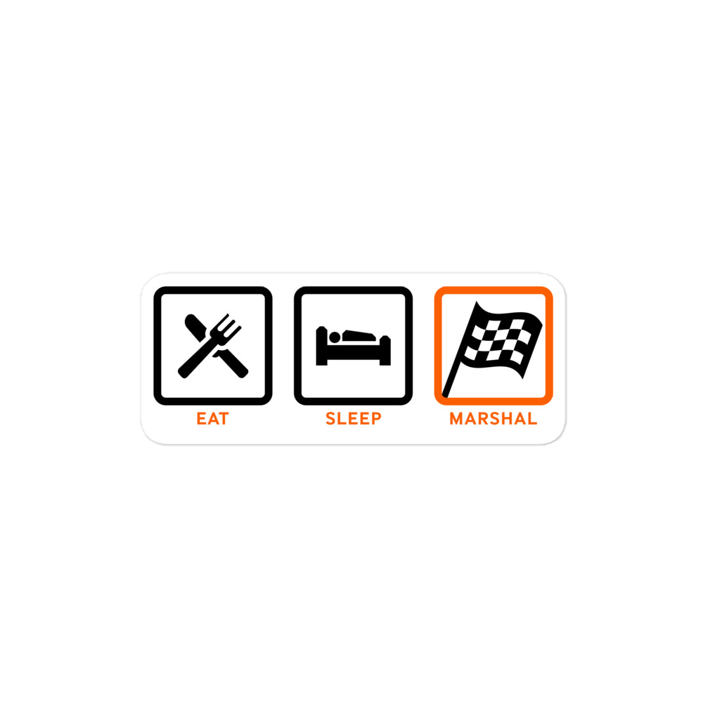 Sticker: Eat. Sleep. Marshal. - Image 2