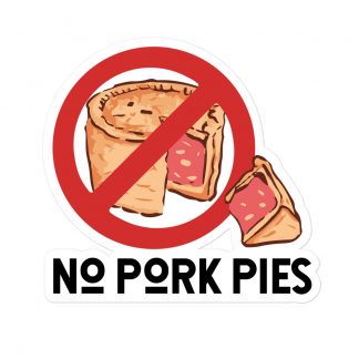 Sticker: No Pork Pies v1