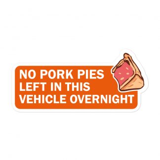 Sticker: No Pork Pies v2