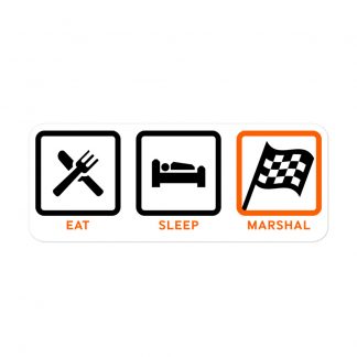 Sticker: Eat. Sleep. Marshal.