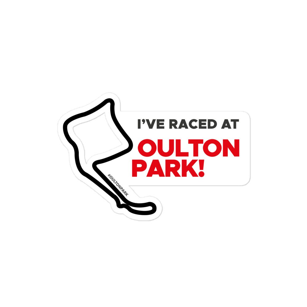 Sticker: I've Raced at Oulton Park - Image 2