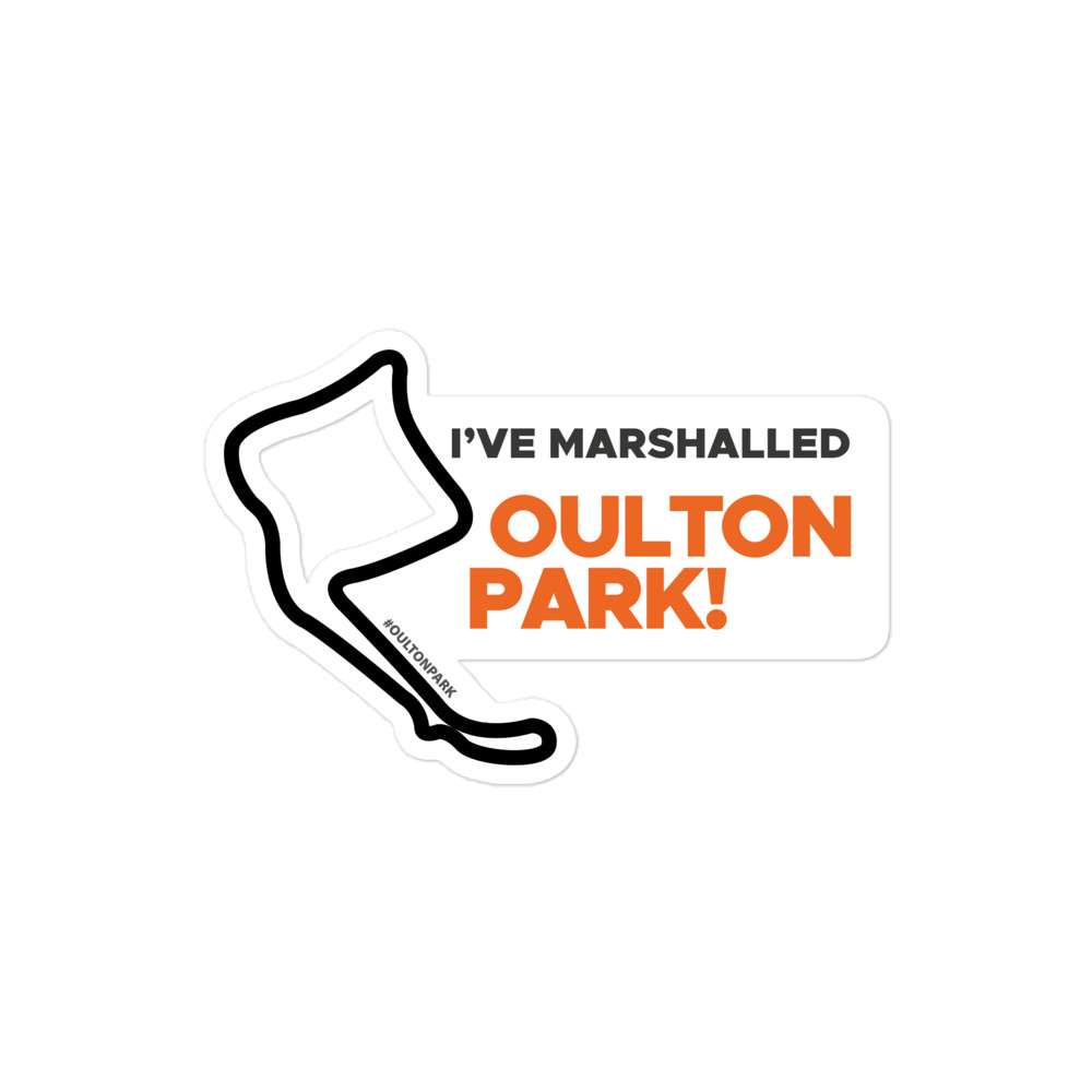 Sticker: I've Marshalled at Oulton Park - Image 2