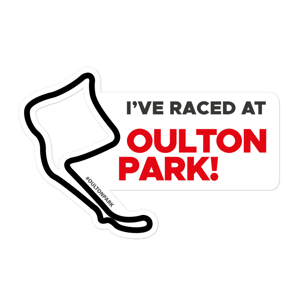 Sticker: I've Raced at Oulton Park