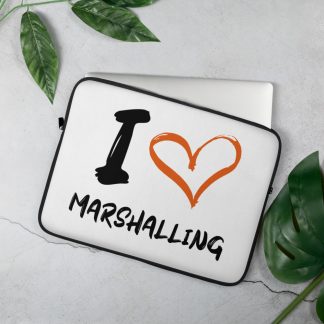 Laptop Sleeve: I Love Marshalling