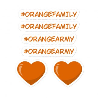 Sticker Pack: Orange Family