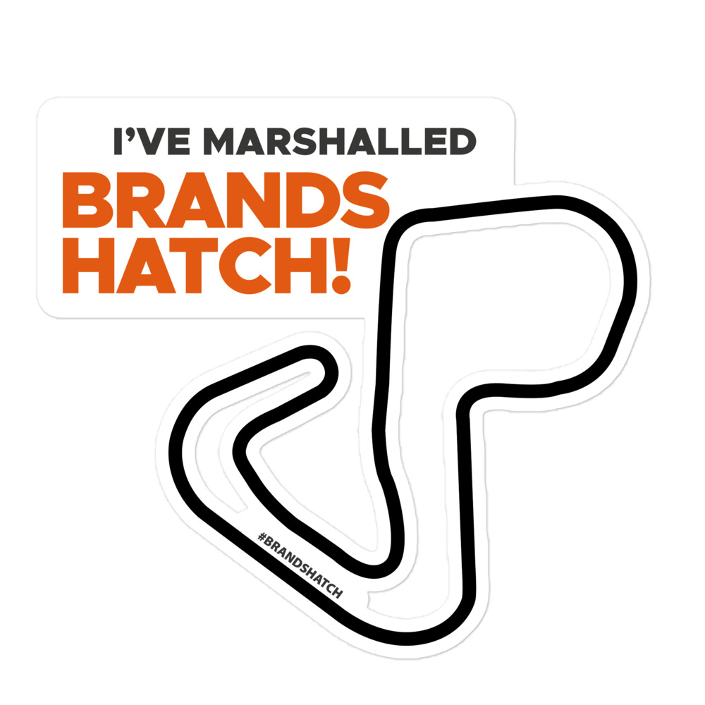 Sticker: I've Marshalled at Brands Hatch